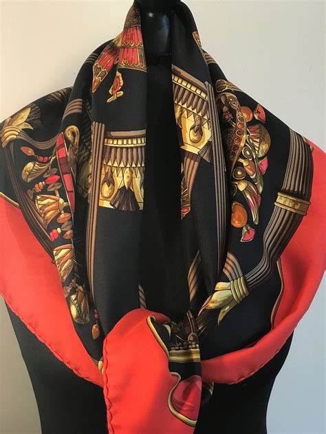 hermes scarf vintage patterns|vintage Hermes scarf price guide.